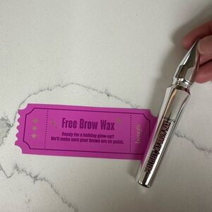 Benefit precisely my brow wax shade 4 deep brown with Free Brow Wax Ticket